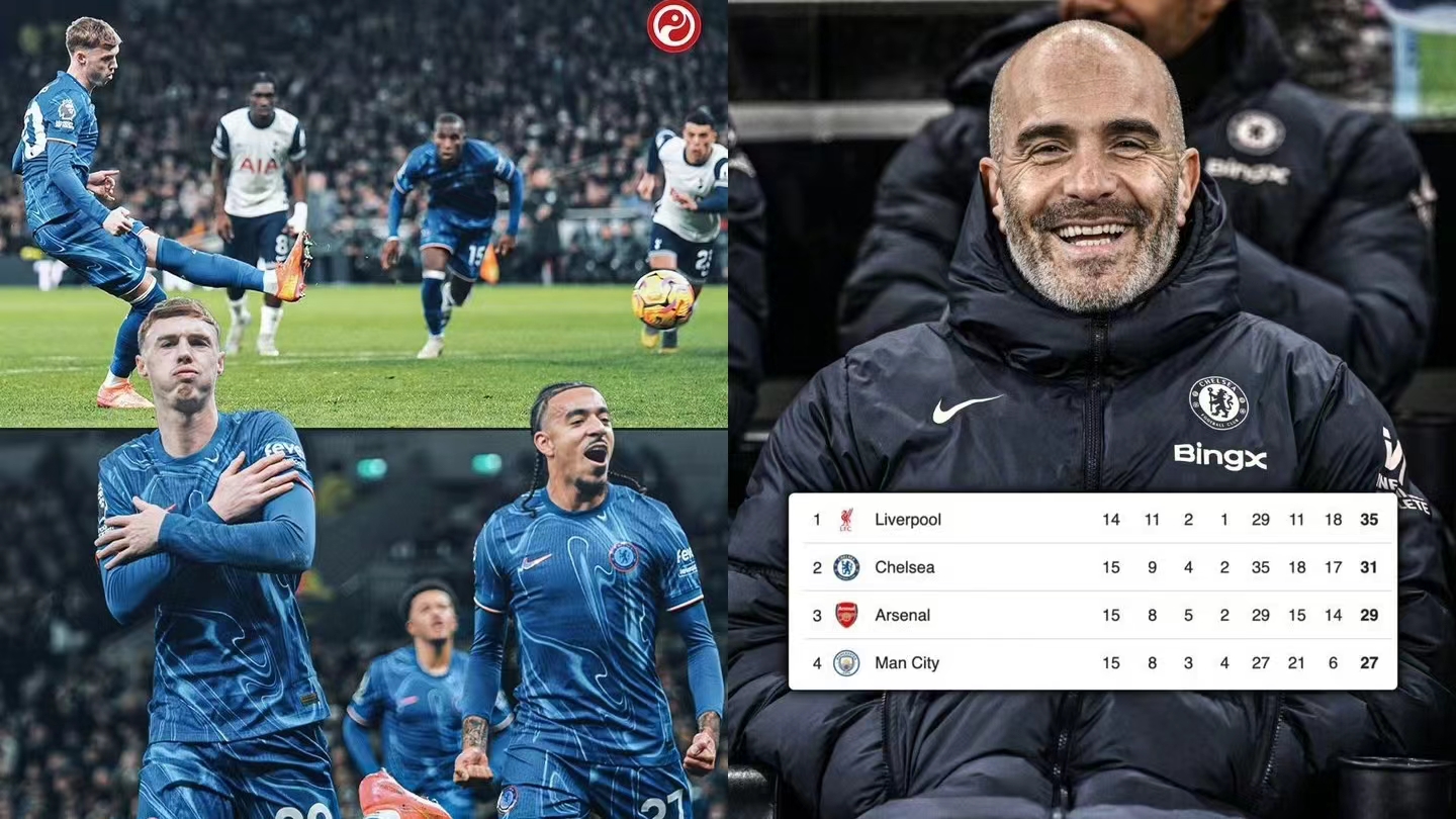 Chelsea vendte om og besejrede Tottenham, og de blås vej til mesterskabet åbnede sig gradvist